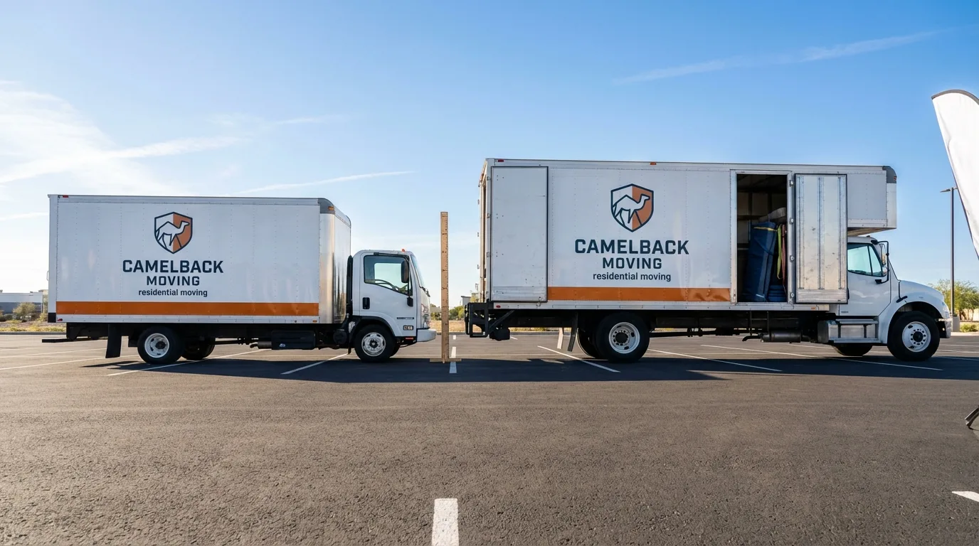 Moving truck size capacity guide in Ladera Ranch